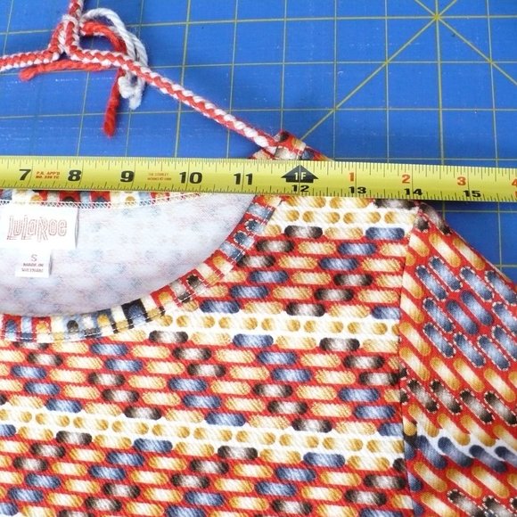 Lularoe - Debbie Dress NWT - Diamond Print - Size S - Picture 5 of 8